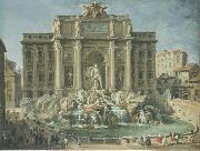 Giovanni Paolo Pannini Fountain of Trevi, Rome Germany oil painting artist